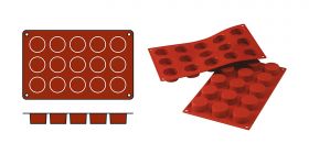 Bakmat Petits-Fours silicoon (rood) Silikomart EMG 70058