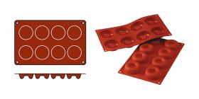 Bakmat Savarin-Medium silicoon (rood) Silikomart EMG 70059