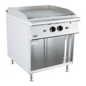 Bakplaat / Grillplaat Base 900 Gasbakplaat Glad - 80x90x90 cm Combisteel 7178.3155