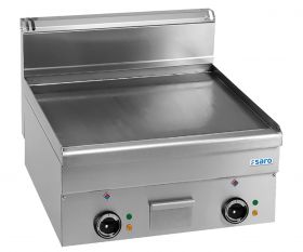 Bakplaat / Grillplaat Elektrische Glad Tafelmodel 600X600 Model Eft66L Saro 504-1110