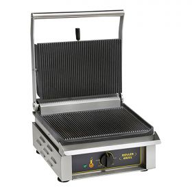 Contactgrill geribbeld-geribbeld gietijzer Roller Grill EMG 304061