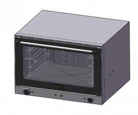 Cube Ss-8 Convectieoven - 83,4x76,5x57,2 cm Combisteel 7500.0030