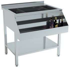 Gekoelde werkbank Cocktail Bar Station - 90x74x90 cm Combisteel 7084.0005