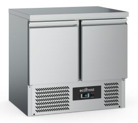 Gekoelde werkbank Koelwerkbank 2 Deuren - 90x70x87,6 cm Combisteel 7950.5065