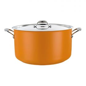 Kookpan middel Ø20 cm RVS (geel) Pujadas EMG 720562