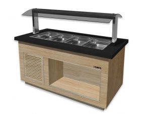 Saladette / Saladebar Model Premium Line- Sb-K 170 Oak Saro 366-2705