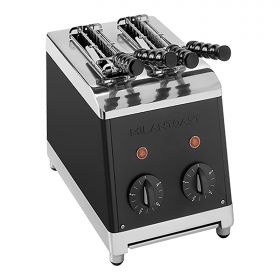 Tosti apparaat 2-tangen RVS (zwart) MilanToast EMG 420032