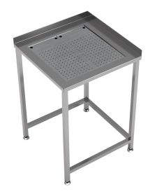 Werktafel Hoek met Geïntegreerde Lekbak - 65x65x90 cm Combisteel 7084.0035