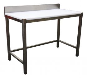 Werktafel Snijtafel Met Opstaande Rand 1000X700 Aisi 304 Saro 700-7035